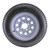 5.30X12 Loadstar Trailer Tire LRC on 4 Bolt White Mod Wheel