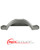 37.38" Silver Plastic Step Trailer Fender