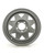 15X5 5-Lug on 4.5" Silver Spoke Trailer Wheel