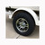 15X6 5-Lug on 4.5" Aluminum S5 Trailer Wheel - Black - S556545B