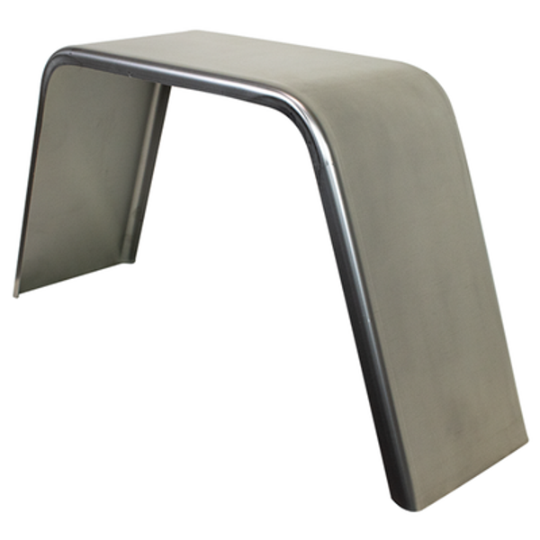 36x10 Single Axle Jeep Style/Utility 16-Gauge Steel RV Trailer Fender - Angle View