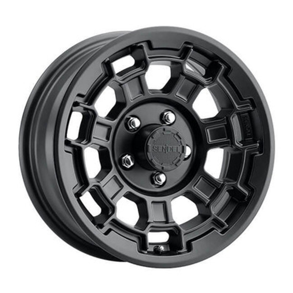 15X6 6-Lug on 5.5" Aluminum T18 - Matte Black- T18-56655MB