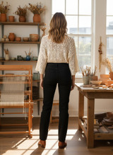 HIGHT RISE STRAIGHT DENIM