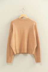 CREW NECK LONG SLEEVE BASIC SWEATER