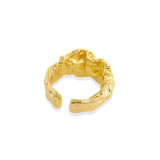 WRINKLED RING GOLD RING
