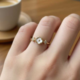 CLOVER ADJUSTABLE RING