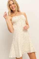 FLORAL PRINT MINI DRESS