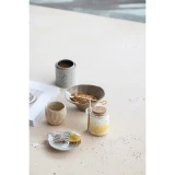 12 OZ. GLASS JAR CORK LID & WOOD SPOON