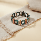 PATINA GEOMETRIC STRETCH BRACELET
