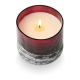 ILLUME CRIMSON WOODS BALTIC GLASS CANDLE 13OZ
