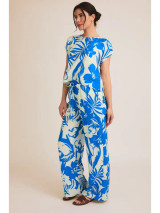 TROPICAL PRINT LIGHTWEIGHT TOP