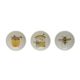 DISH WITH BEES AND HONEY