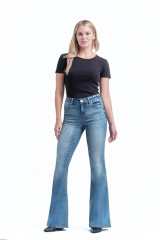TALL 34” MID-RISE FLARE JEAN IN JAYDEN