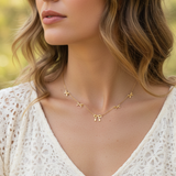GOLD BOW FREE SPIRIT NECKLACE