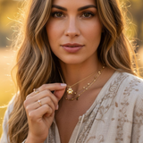 GOLD PAW PRINT SOUL NECKLACE