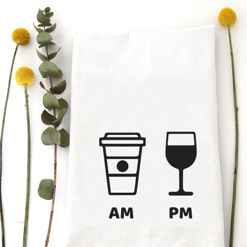 AM / PM KITCHEN TEA TOWEL