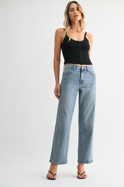 MED RISE JB COLLECTION SELVAGE JEANS DENIM