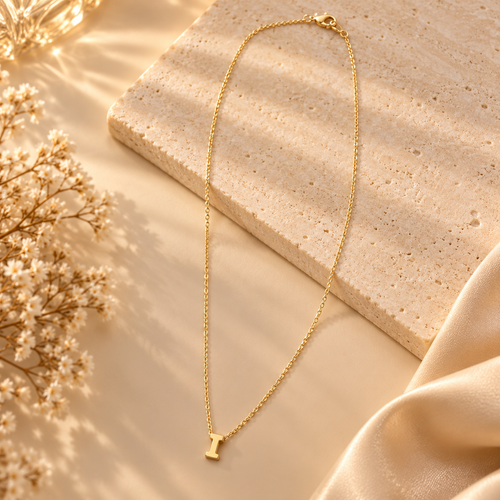 PERSONALIZED DAINTY LETTER INITIAL JEWELRY NECKLACES