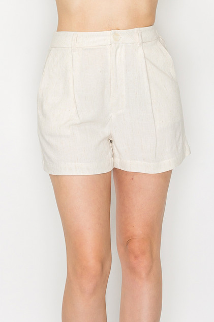 HIGH-RISE ELASTIC BASIC MINI SHORT