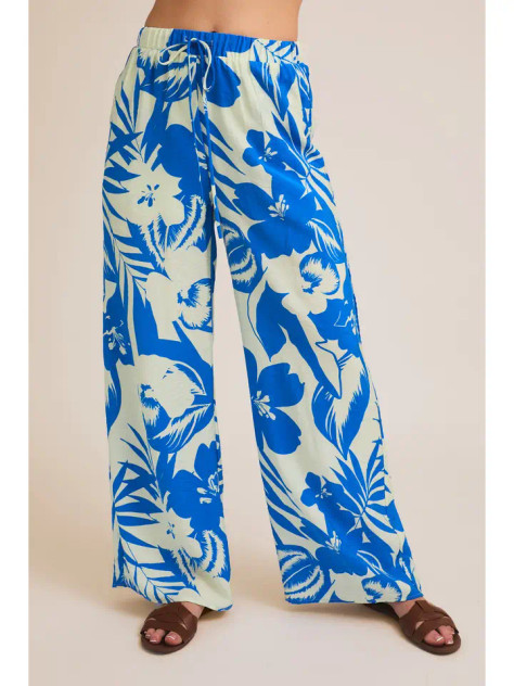 TROPICAL PRINT LIGHTWEIGHT PANTS