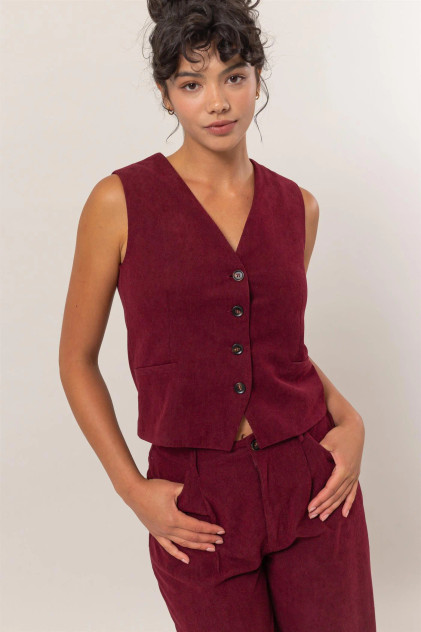 CORDUROY VEST