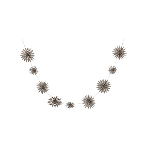 RECYCLED PAPER FOLDING SNOWFLAKE GARLAND