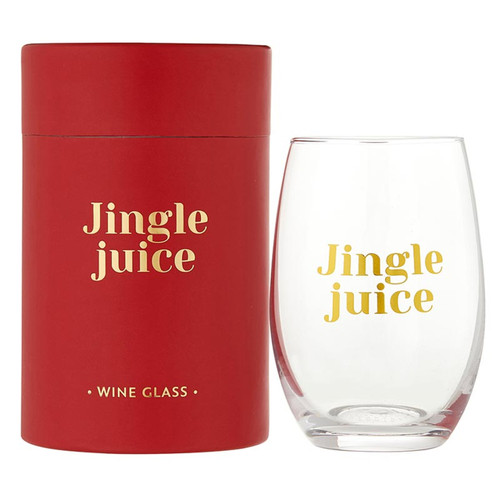 CHRISTMAS STEMLESS WINE GLASSES SET FOR HOLIDAY ENTERTAINING