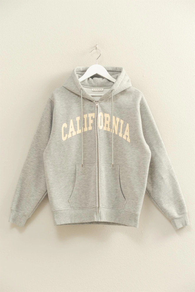 CALIFORNIA GRAPHIC FULL ZIP HOODIE