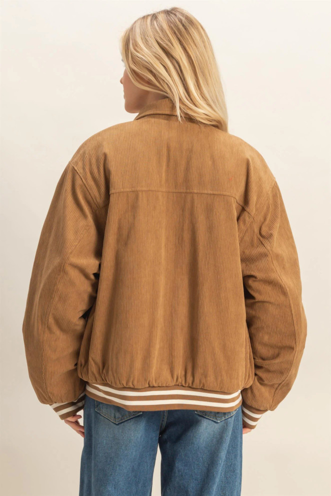 CORDUROY VARSITY JACKET