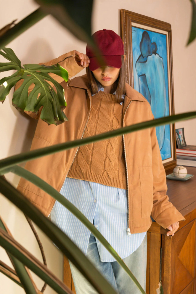 ZIP FRONT PUFFER BARN JACKET