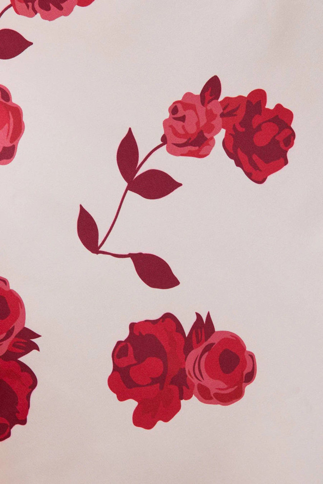 SPAGHETTI FLORAL MAXI DRESS