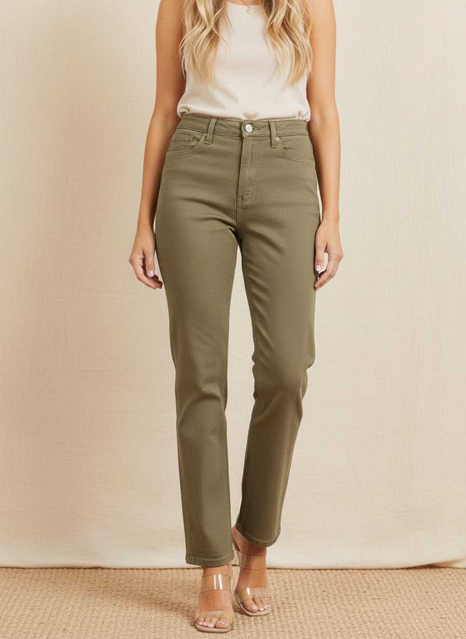 WIDE LEG DENIM PANTS