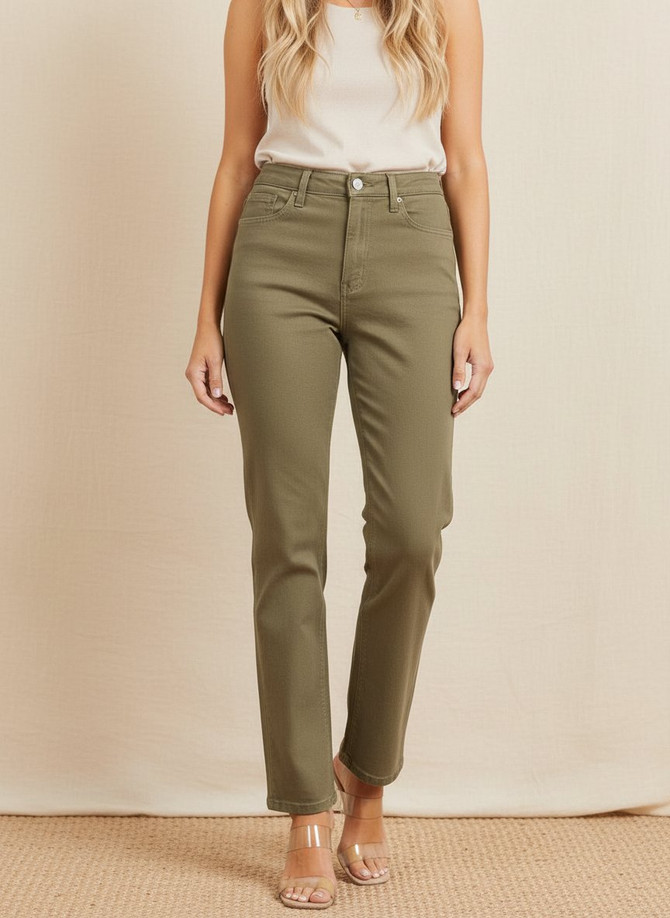 WIDE LEG DENIM PANTS