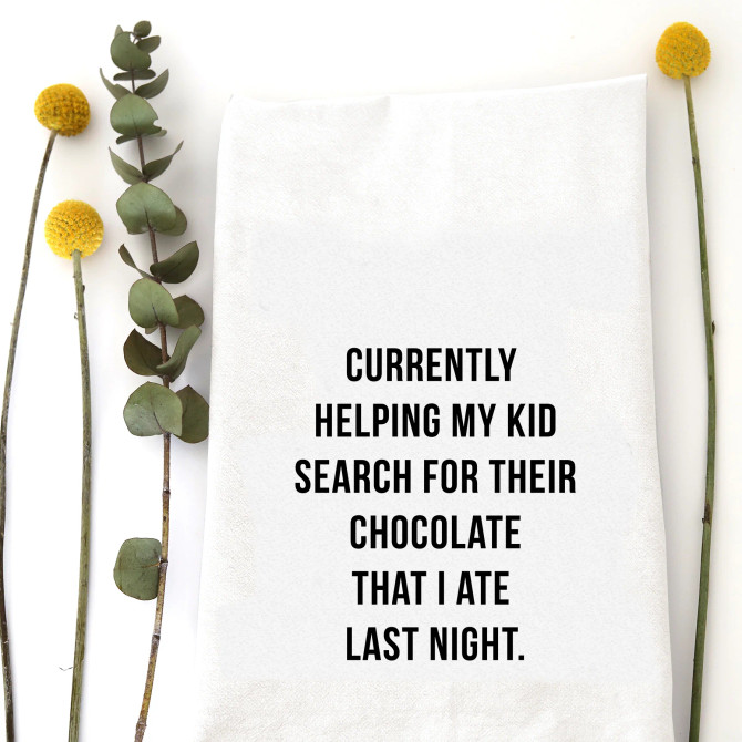 SEARCH FOR CHOCOLATE KITCHEN TEA TOWEL
