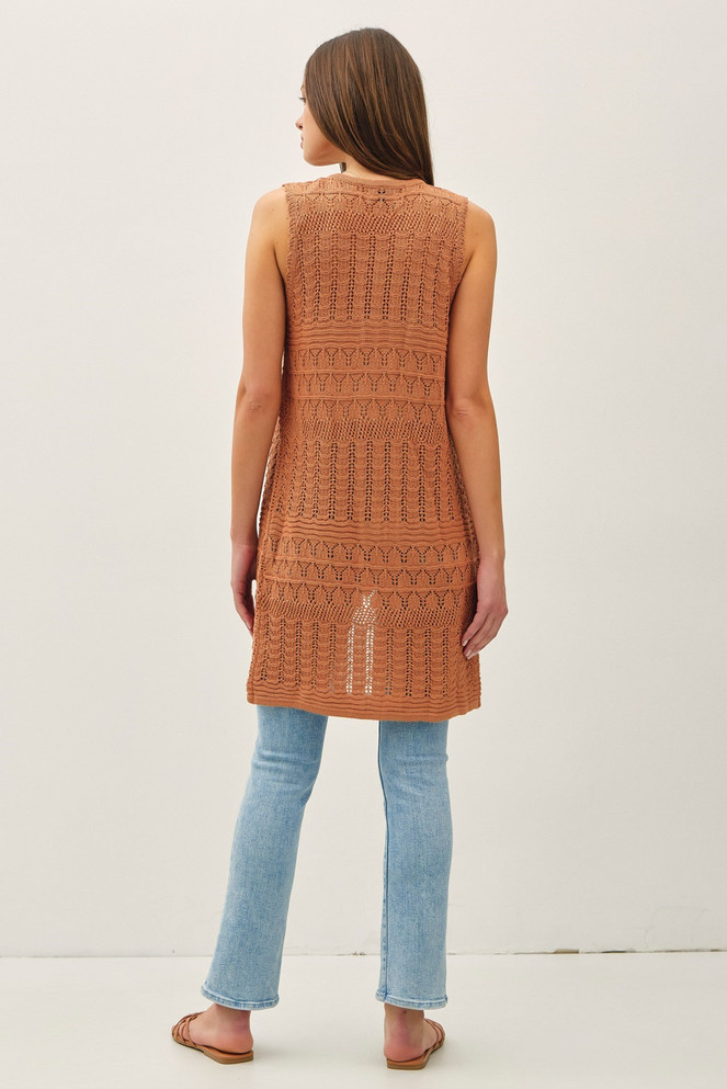 CROCHET KNIT DUSTER
