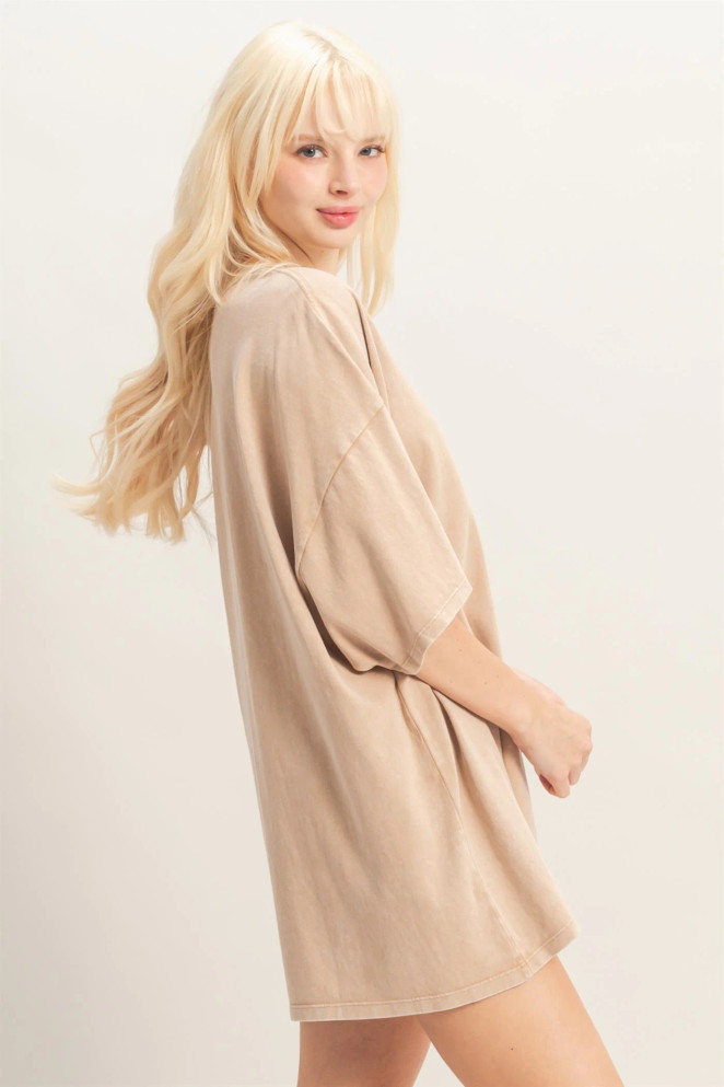 OVERSIZED MINERAL WASH T-SHIRT