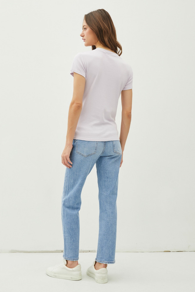CLASSIC V-NECK SHORT SLEEVE SLIM T-SHIRT