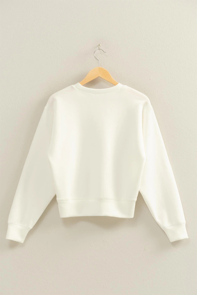 CREW NECK SOFT SWEATSHIRT