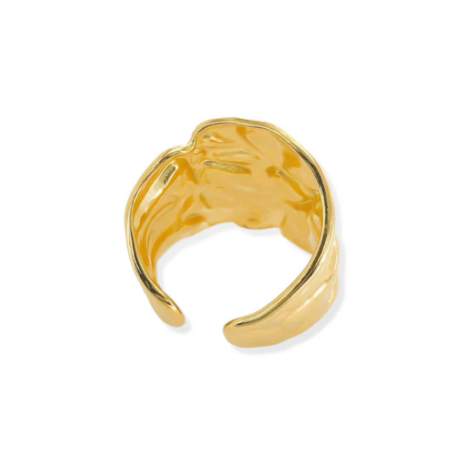 WATER RESISTANT WRINKLE DESIGN RING