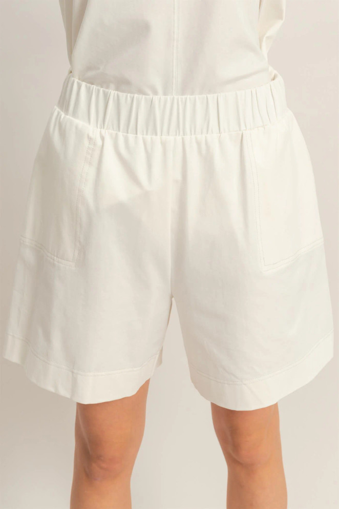 RELAXED ELASTIC SHORTS