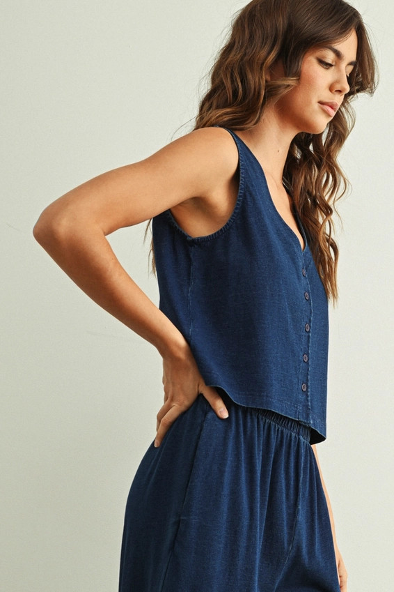 DYE AND WASH KNITTED TOP