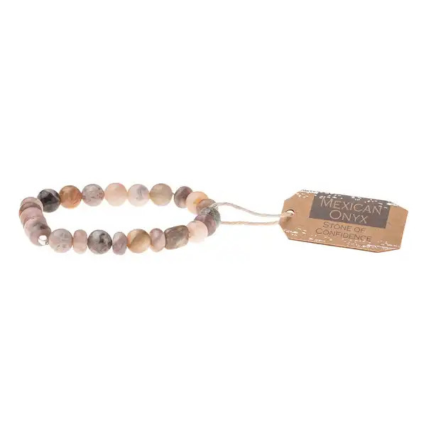 STONE GEMSTONE BEADS BRACELET