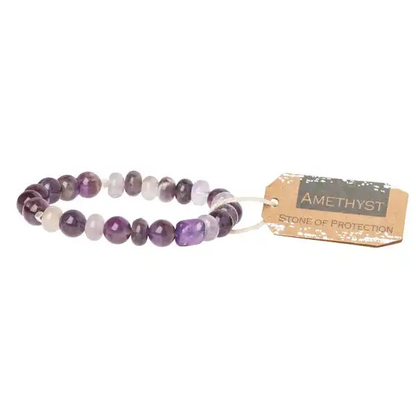STONE GEMSTONE BEADS BRACELET