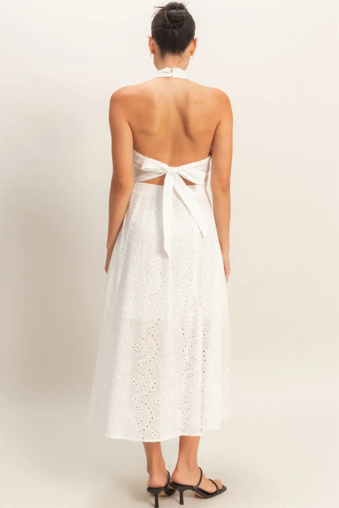 TWIST HALTER NECK TOP