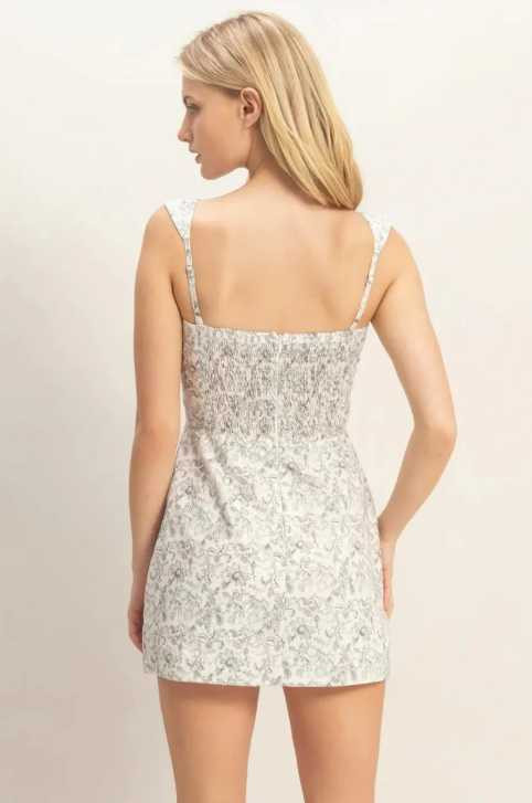 SMOCKED BACK FLORAL DRESS (Updating)