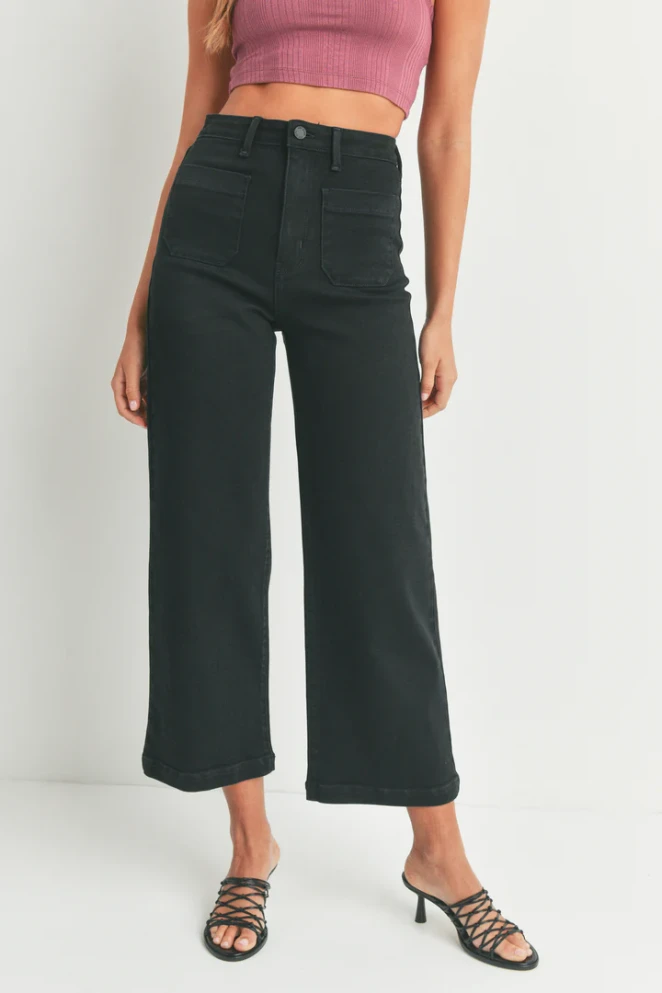 THE SAILOR POCKET WIDE LEG DENIM JEANS