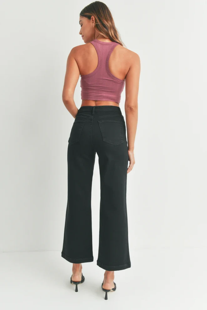 THE SAILOR POCKET WIDE LEG DENIM JEANS