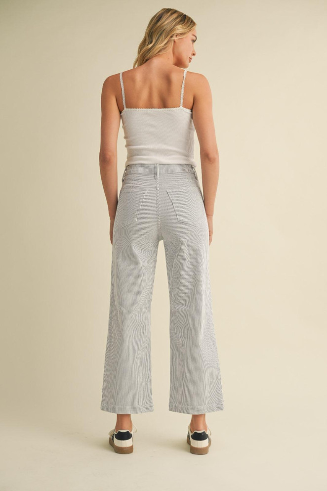 THE SAILOR POCKET WIDE LEG DENIM JEANS