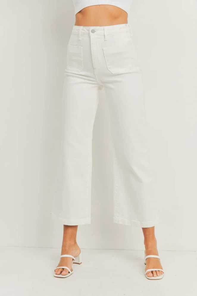 THE SAILOR POCKET WIDE LEG DENIM JEANS