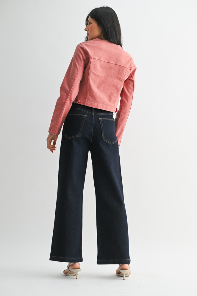 THE SAILOR POCKET WIDE LEG DENIM JEANS